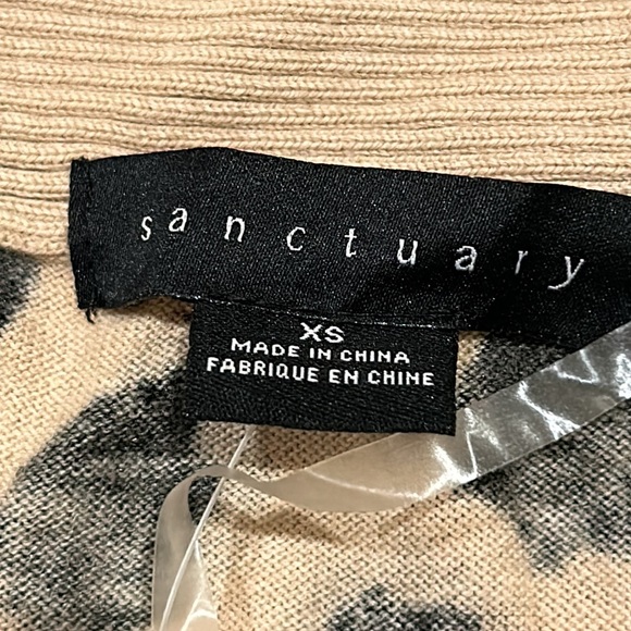 Anthropologie Sanctuary Leopard Cardigan NWT. XS - Picture 8 of 14